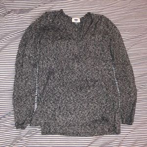 Old Navy Marbled Grey Sweater